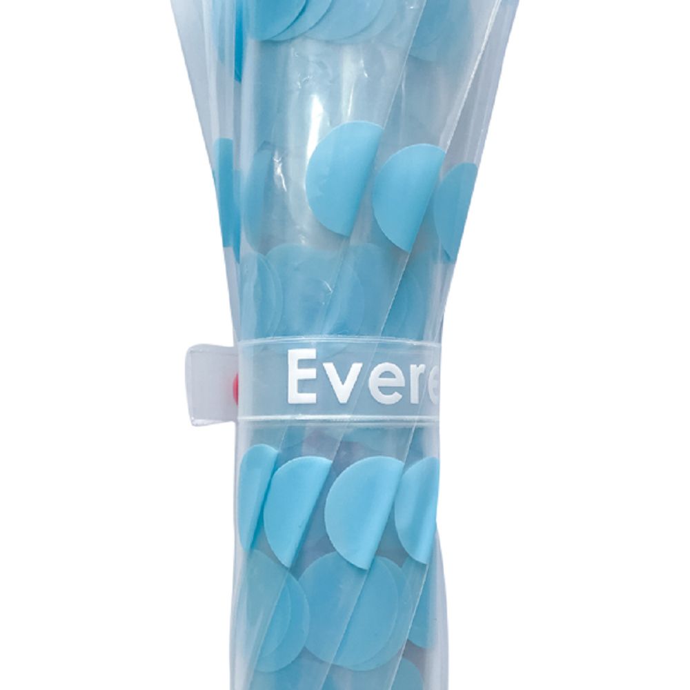 日本Caetla - Evereon 可替換式環保輕量傘-水玉點點-天藍