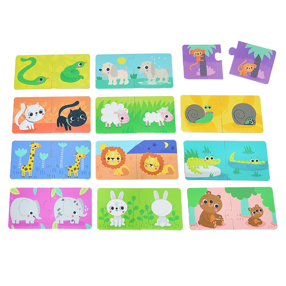 西班牙 APLI - 二分之一拼圖-對比關係