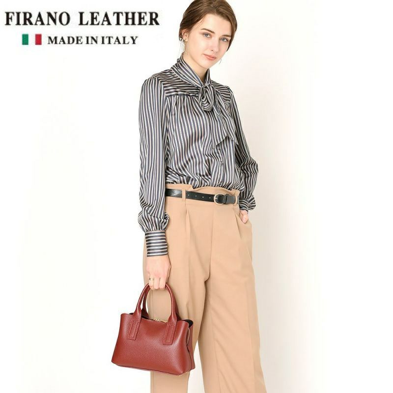 日本 FIRANO - STORY雜誌掲載 x 義大利製小牛皮系列 鱷魚紋側背兩用迷你手提包-GY