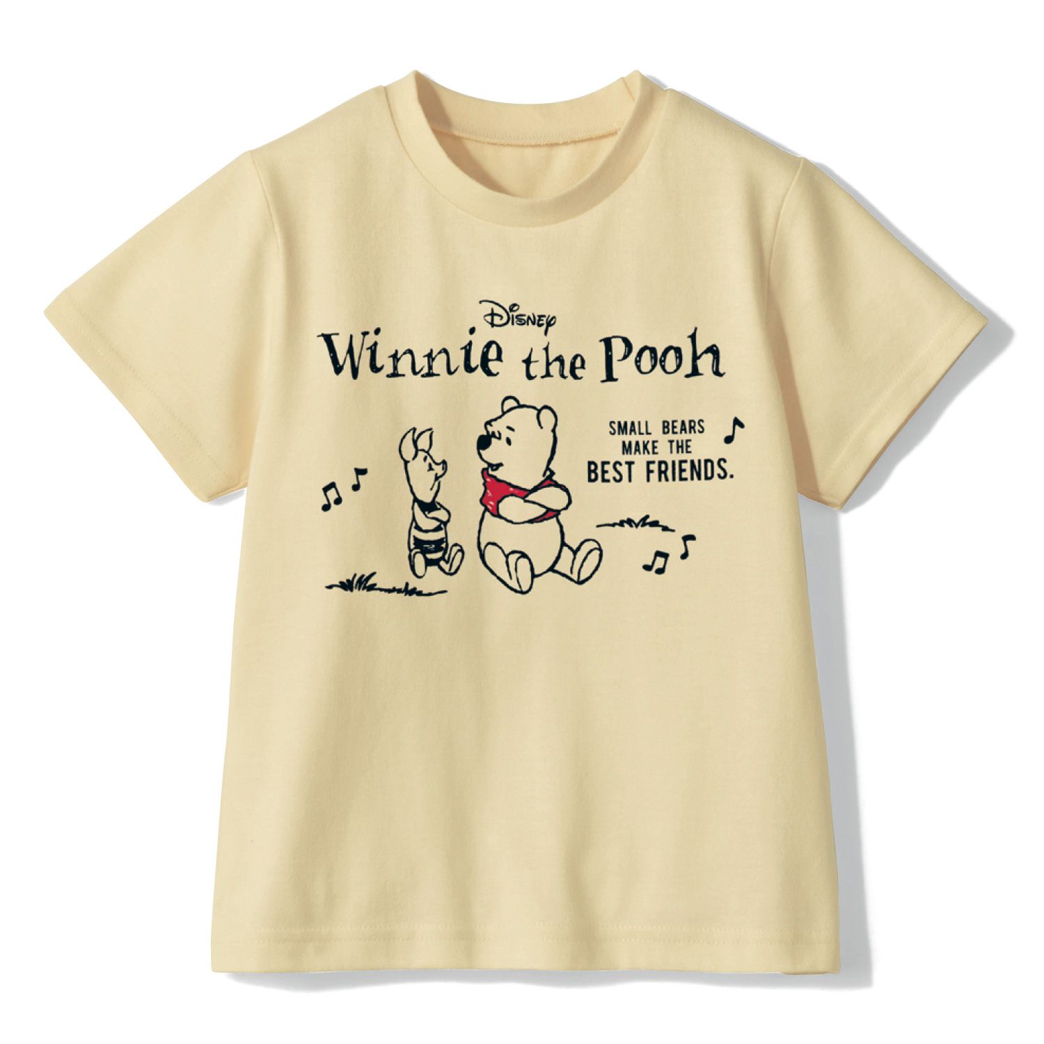 日本千趣會 - 迪士尼天竺棉短T-維尼小豬-米