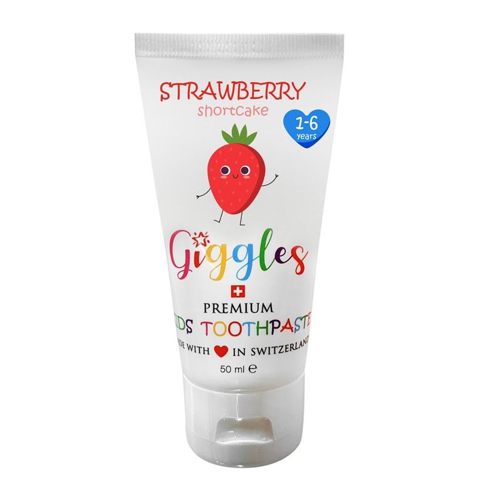 瑞士Giggles - 兒童牙膏（1-6歲）-草莓-氟含量 500ppm