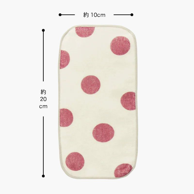 日本千趣會 - 北歐風長方形小手帕五件組-化妝品高跟鞋 (10x20cm)