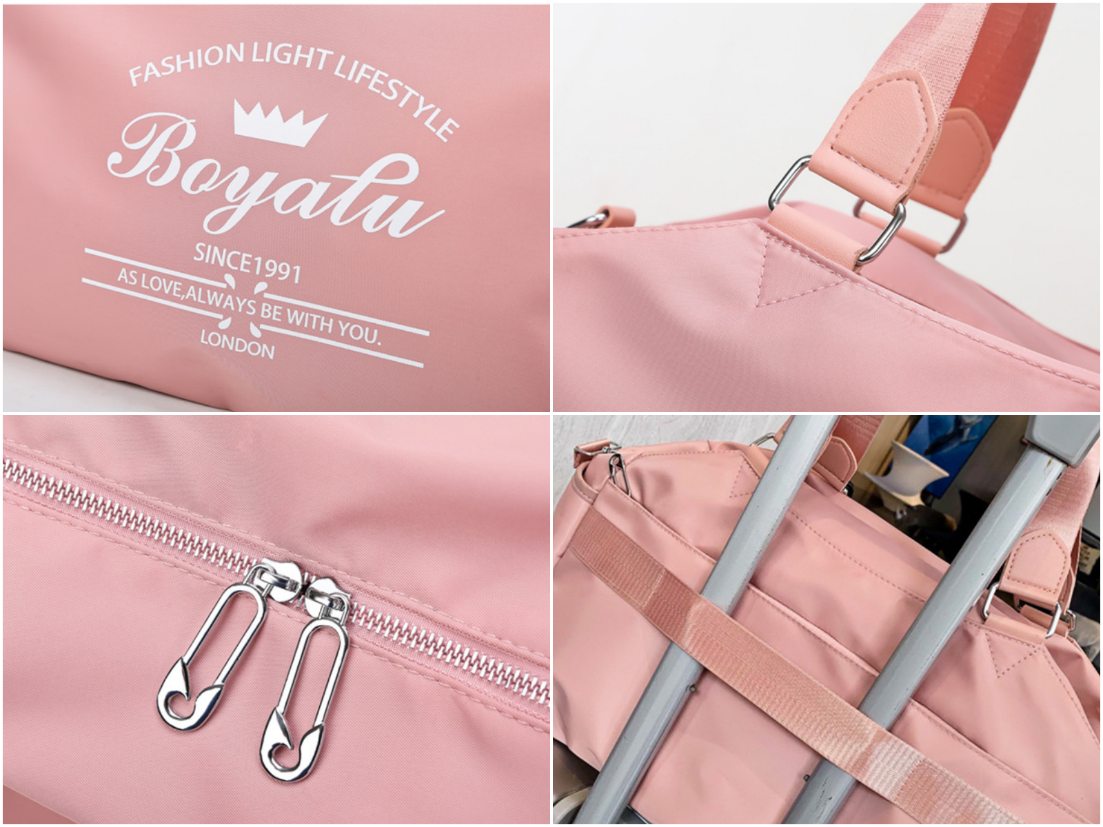 英倫風乾濕分離2way包-墨綠