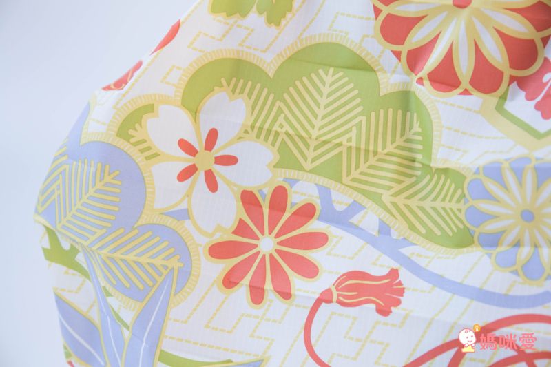 日本 MARNA - Shupatto 秒收摺疊購物袋-和風特別款-手毬 (M(30x35cm))-耐重5kg / 14.5L