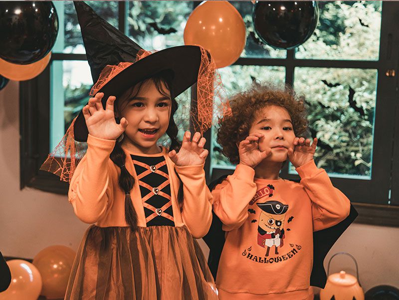 韓國 OZKIZ - (附帽子)南瓜女孩層次網紗洋裝