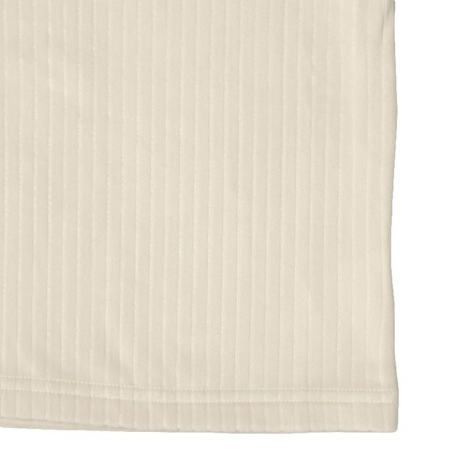 akachan honpo - 長袖軟綿彈性休閒上衣-象牙白色