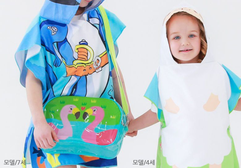 韓國 Beach Boom - 超萌卡通圖案防潑水海灘包-夢幻獨角獸 (29*10*20cm)