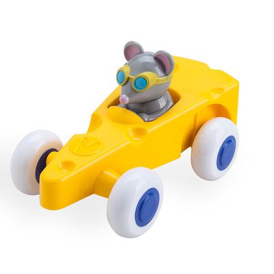瑞典Viking toys - 動物賽車手-起司麥斯-14cm