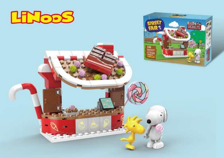 Linoos - 史努比歡樂廣場系列-巧克力糖果屋-145片