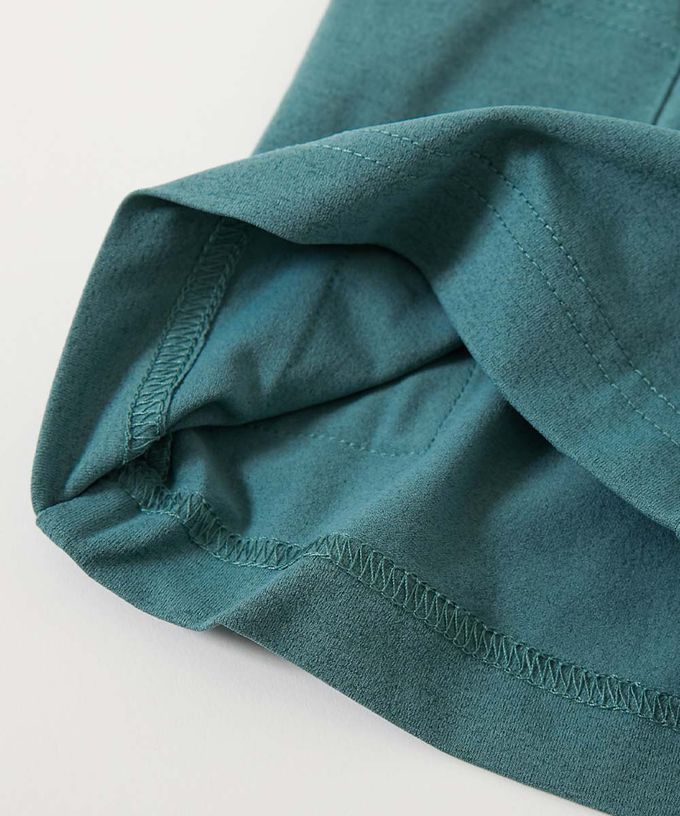 日本 devirock - 防污抗UV 舒適機能短褲-大口袋寬版-灰紫