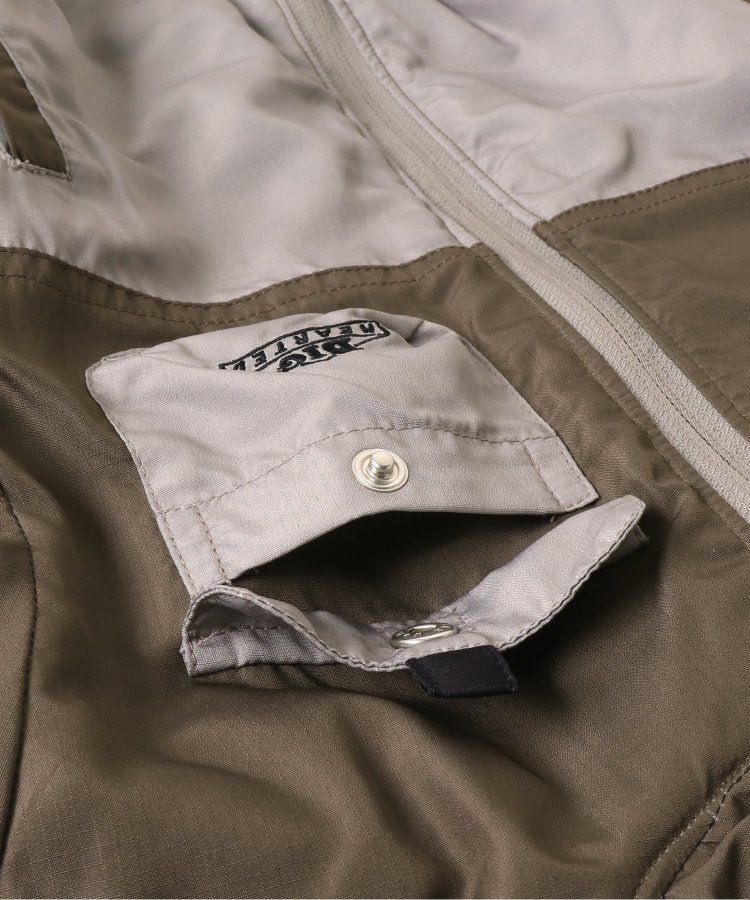 日本 BREEZE - 異材質雙面穿帥氣感外套-黑