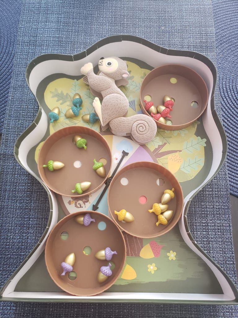 美國 Educational Insights - 小松鼠的橡果爭奪戰-(10週年紀念版)-3歲以上