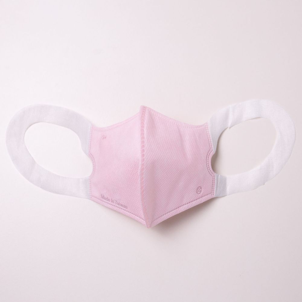 YSH 益勝軒 - 小童/兒童醫療級3D立體口罩/台灣製-粉色 (16x11cm-建議5-7歲)-50入/盒(未滅菌)
