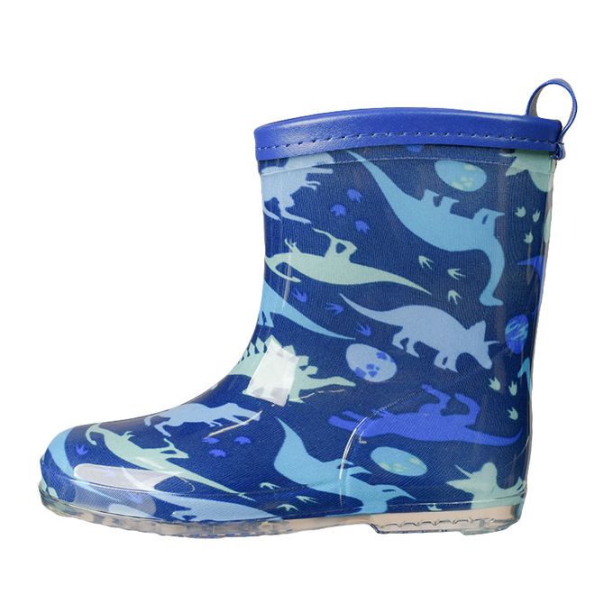 akachan honpo - 雨鞋-恐龍-藍色