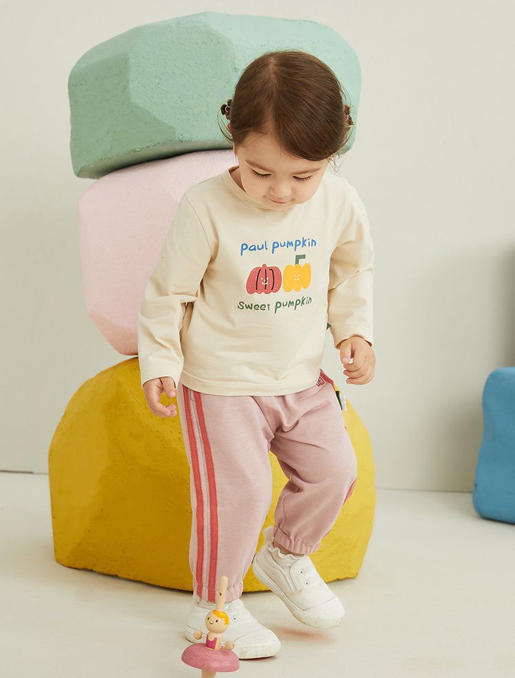 運動休閒束口長褲-雲朵-灰色