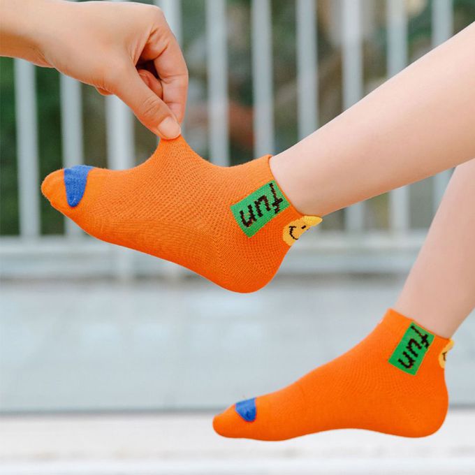 腳ㄚ子 - 幼/兒童透氣網眼襪 童襪 襪子 棉襪 兒童襪-歡暢世界
