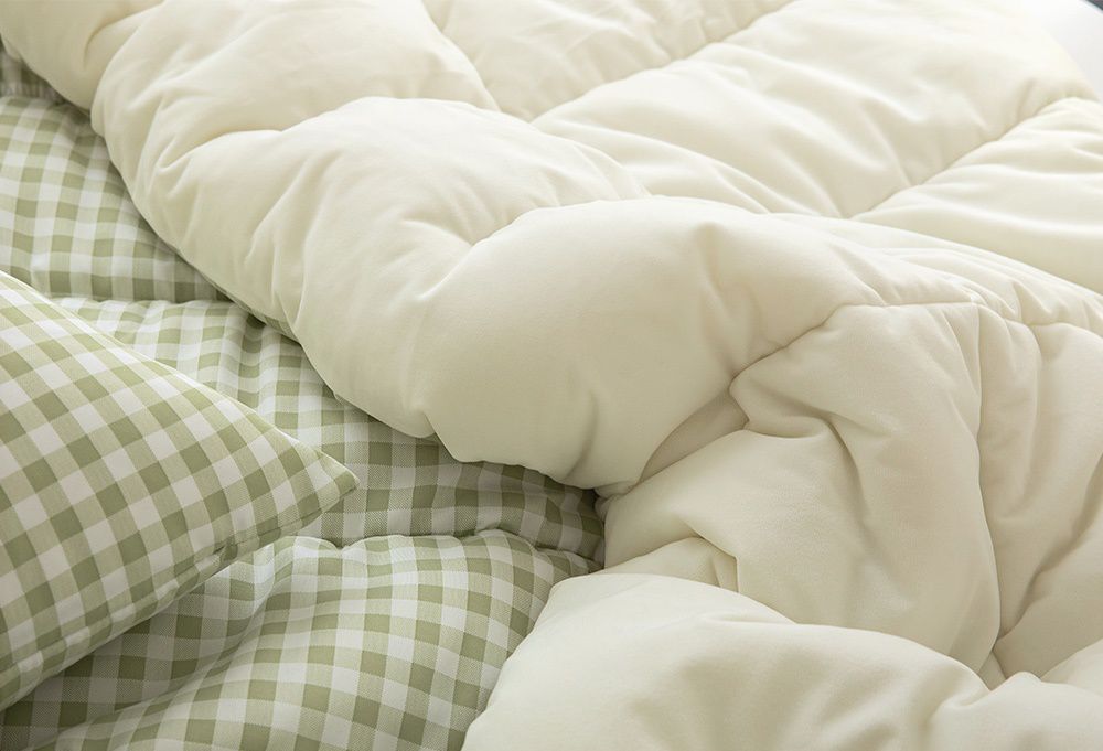 韓國 Maatila - 可水洗超細纖維桃皮感棉被(冬被)-綠茶果凍