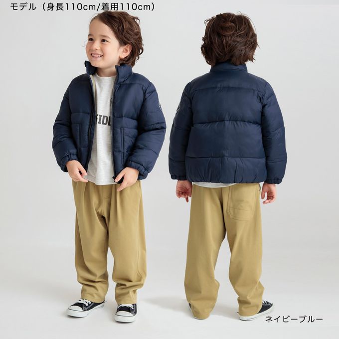 日本 BRANSHES - 酷帥又保暖輕盈鋪棉外套-軍綠x棕