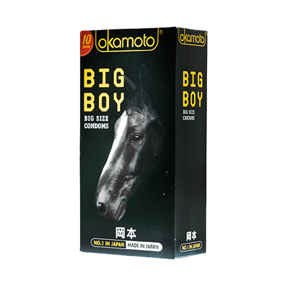 Okamoto 岡本 - BIG BOY大黑馬保險套-10入裝