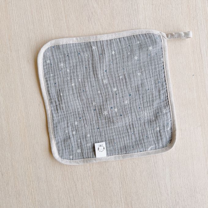 Chi-mi啾米 - 四層紗萬用紗布方巾6件組 (F碼25X25CM)