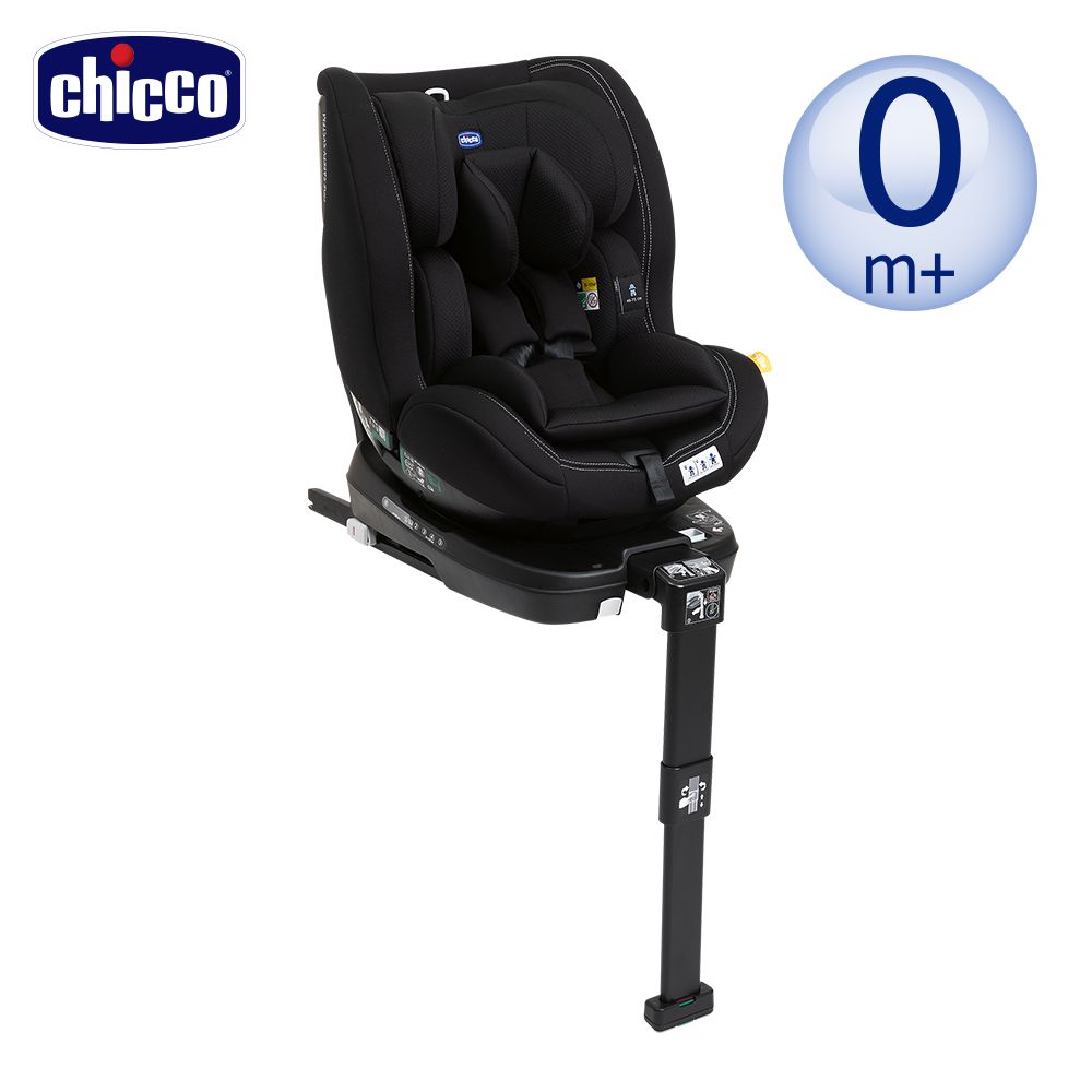 義大利 chicco - Seat3Fit Isofix安全汽座-曜石黑