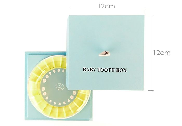 韓國 Mellow - 乳牙保存盒-藍