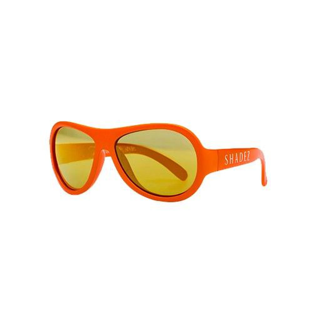瑞士 SHADEZ - 可彎折嬰幼兒時尚太陽眼鏡-活力橘 (7Y~12Y)