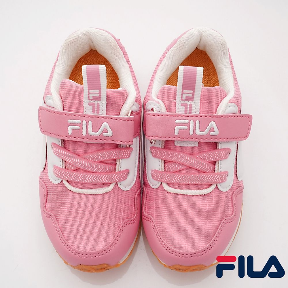 FILA - 經典慢跑鞋(中小童段)-運動鞋-粉