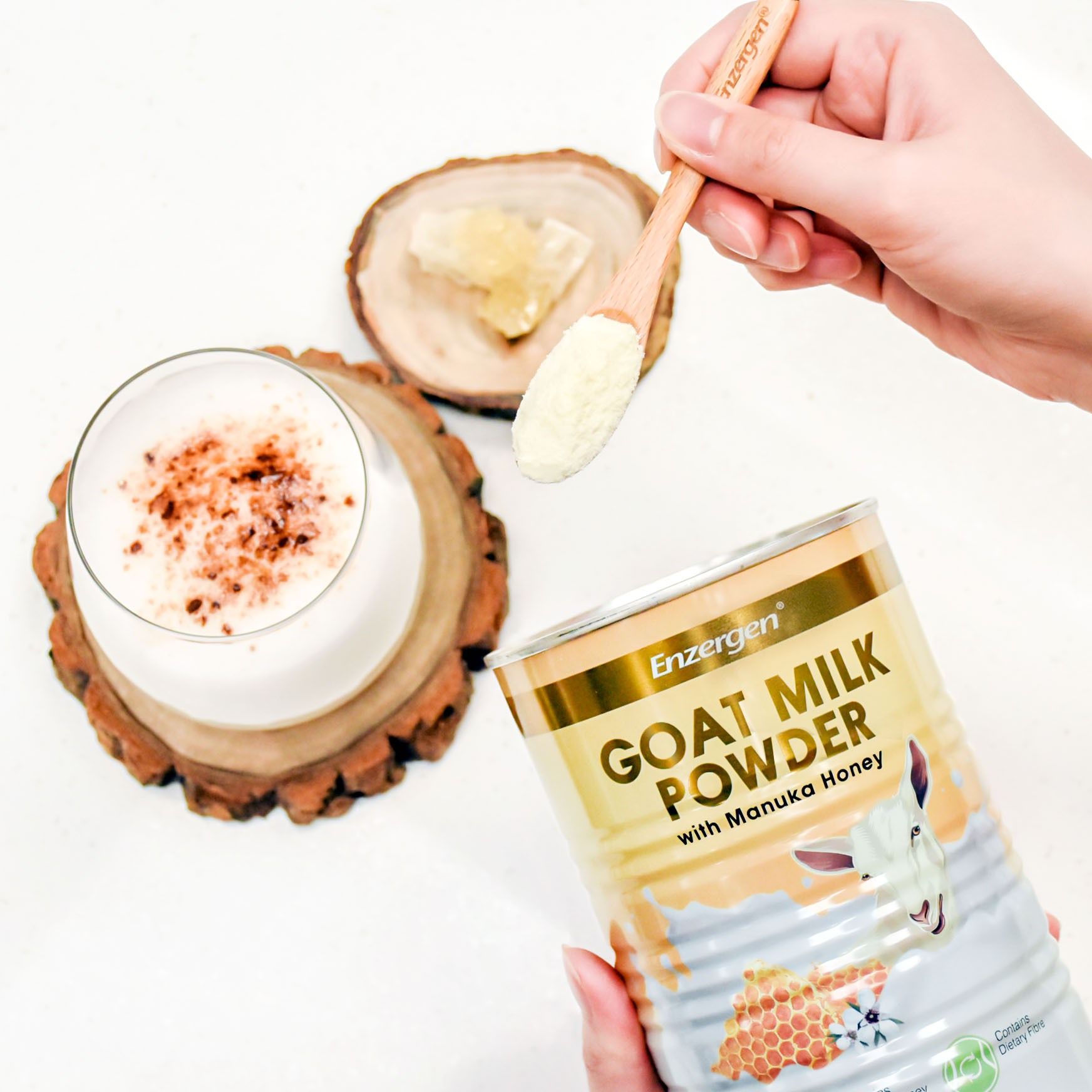 [紐西蘭] Enzergen® - 麥蘆卡蜂蜜羊奶粉-400公克