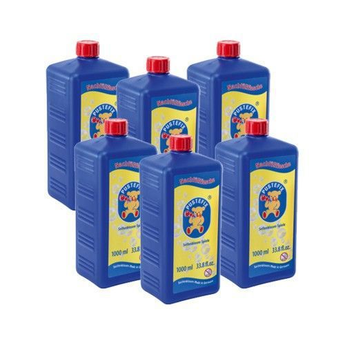 德國 Pustefix - 魔法泡泡水補充液6入組-1000mlx6
