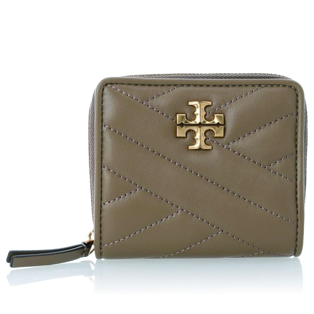 質感皮革短夾 (沙褐色)