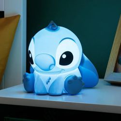 Paladone UK - Disney 迪士尼 星際寶貝 史迪奇 軟Q捏捏矽膠 發光小夜燈