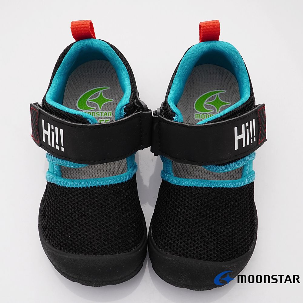 MOONSTAR日本月星 - HI系列休閒機能鞋(中小童段)-黑