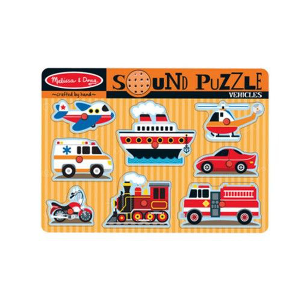 美國瑪莉莎 Melissa & Doug - MD 聲音拼圖-交通工具