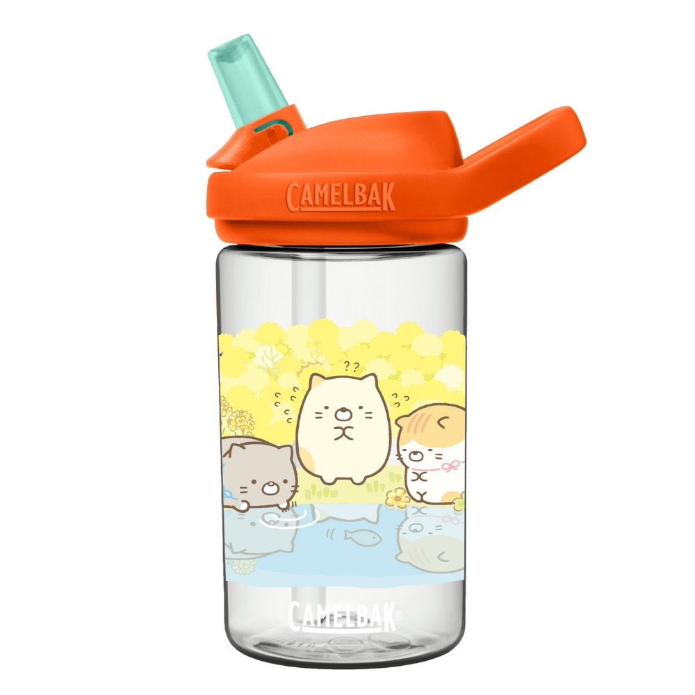 CamelBak - EDDY+ 兒童吸管運動水瓶 角落小夥伴限量款-貓咪倒影-400ml