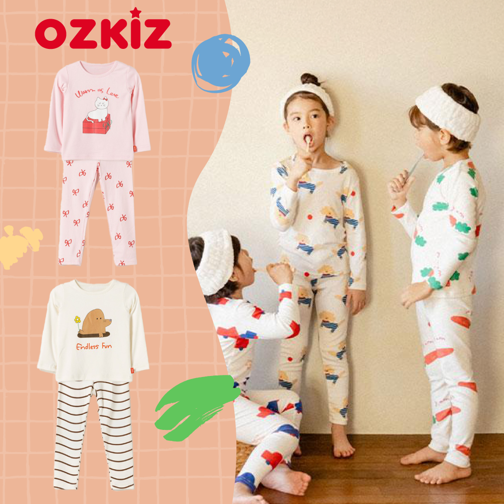小童星最愛【韓國 OZKIZ】HOMEWEAR 超細絨毛 X 柔軟天鵝絨家居系列  ♥