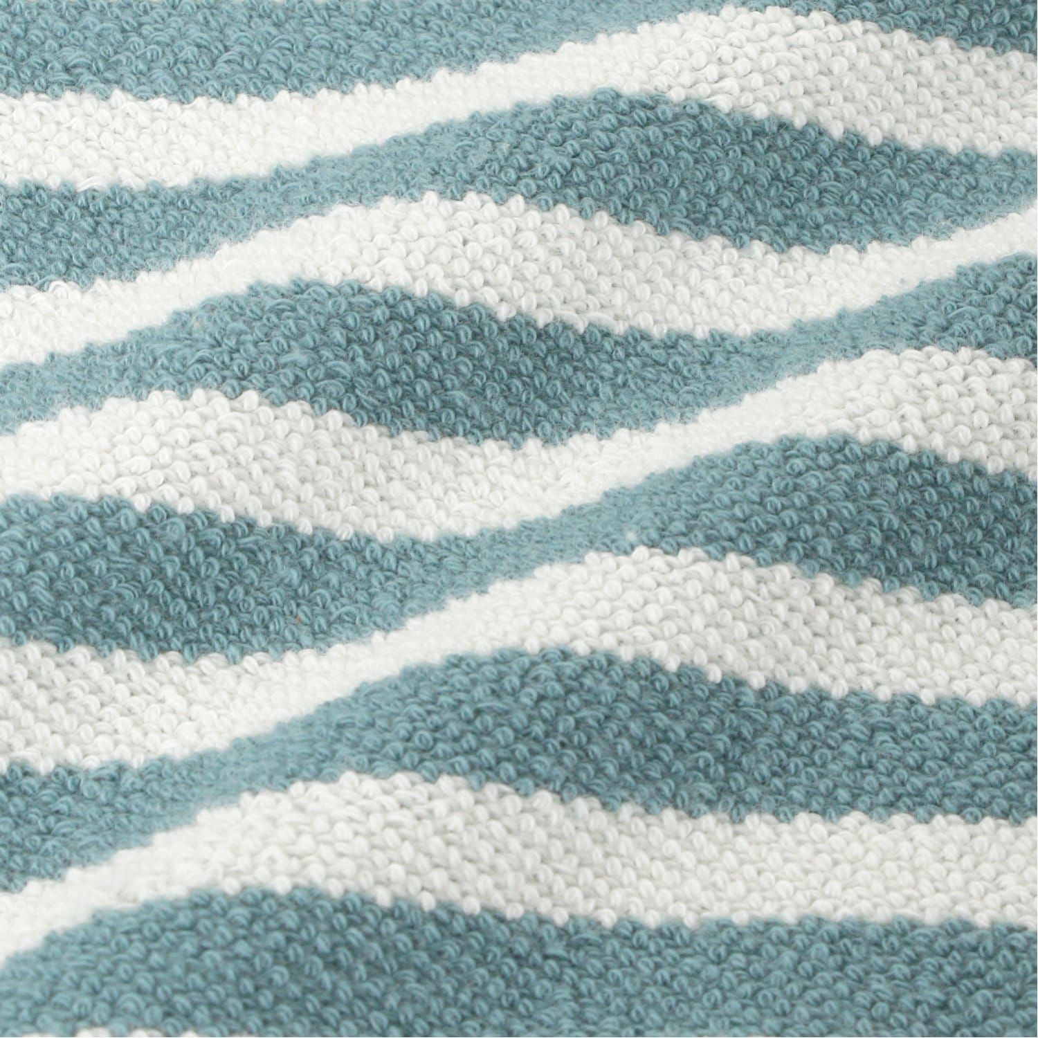 日本千趣會 - 史努比印花圓領長袖上衣-永遠的好友-條紋藍綠