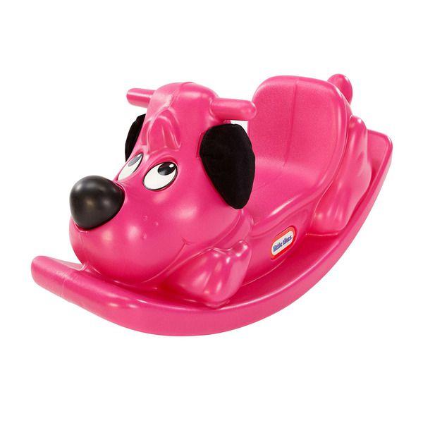 美國 Little Tikes - 飛狗搖椅-桃紅