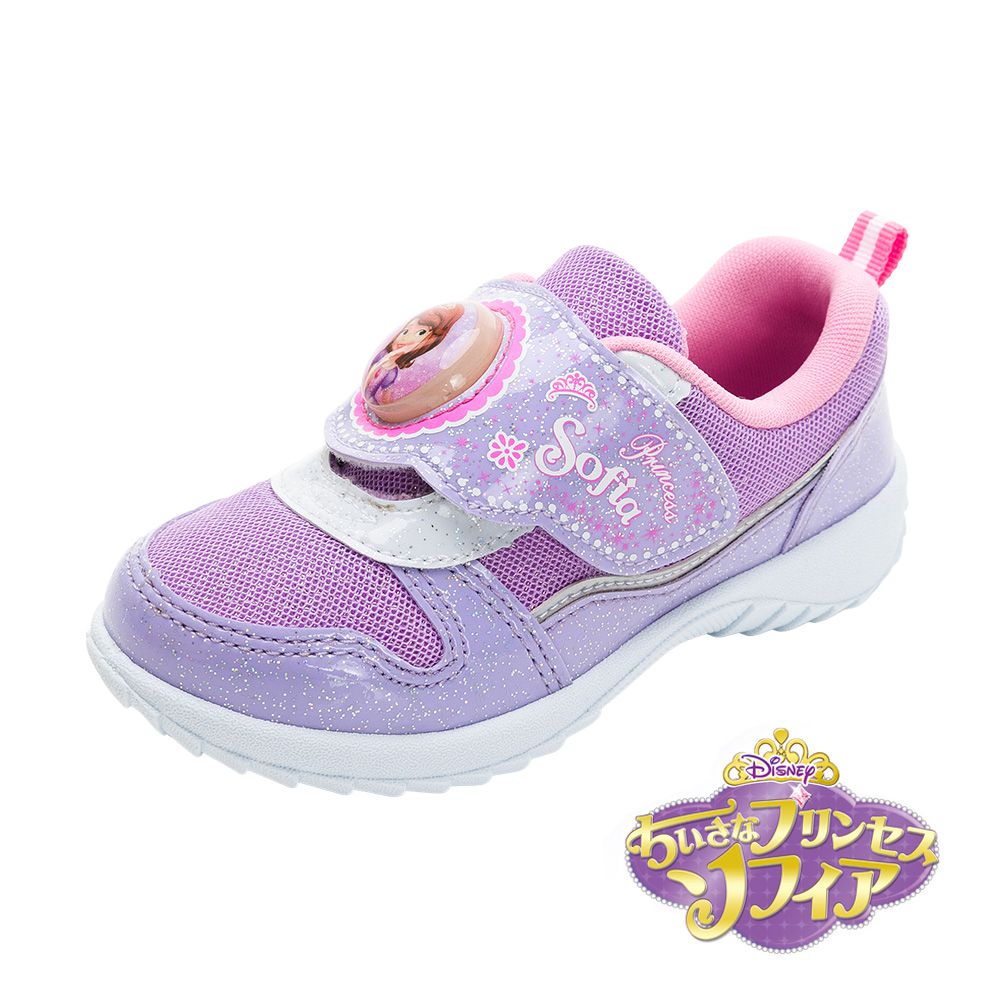 迪士尼Disney - 小公主蘇菲亞 童鞋 電燈運動鞋 SOKX39377-絆帶設計方便穿脫-紫-(中大童段)