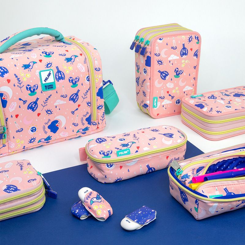 MILAN - 橢圓橡皮擦皮套組_魔法少女_2入組