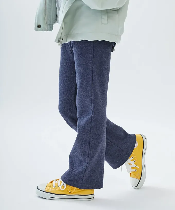 日本 devirock - [熱銷定番] 超彈力抗毛球小喇叭長褲-摩卡棕