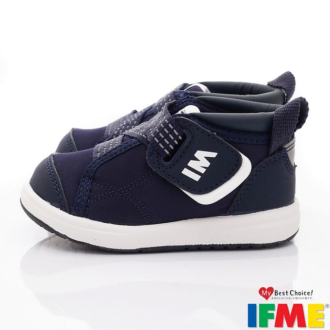 日本IFME - 護踝寶寶機能學步鞋-IF20-330611軍藍(寶寶段)-學步鞋-軍藍