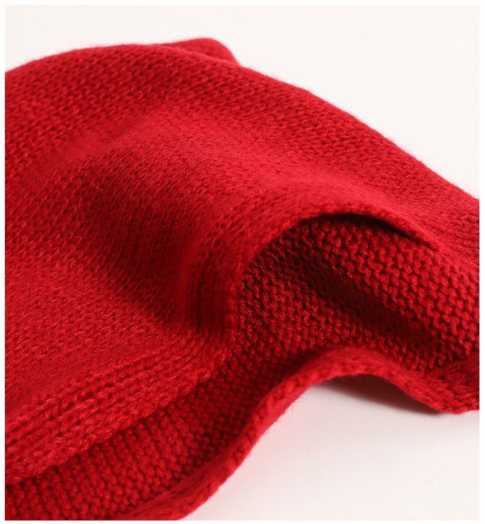 聖誕節圍巾毛帽組-聖誕老人自拍 (帽圍52-54CM/建議年齡3-10歲)