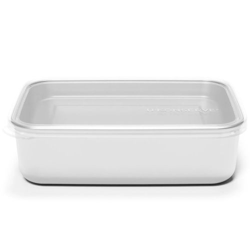 不鏽鋼長方形保鮮盒 1350ml-透明-冷凍盒/便當盒/儲存盒-通過 LFGB 食品安全等級認證 / CPSIA 檢驗