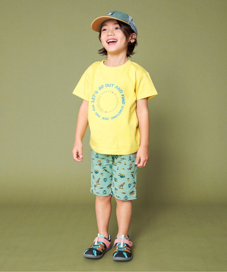 日本 BREEZE - 主角級印花網眼卡車帽-海鷗-綠卡其