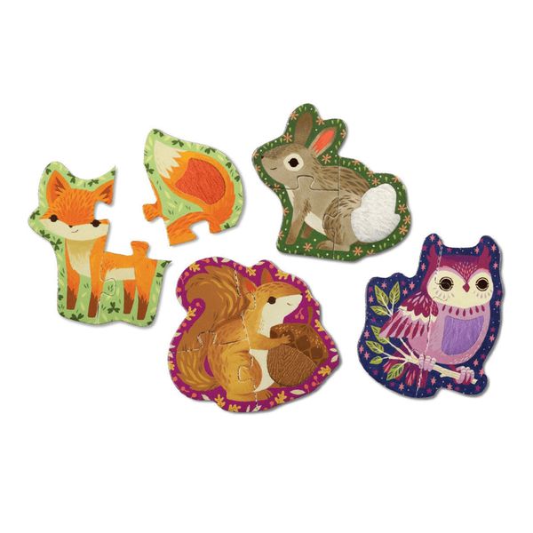 美國 mudpuppy - 觸感拼圖-威武恐龍-12片