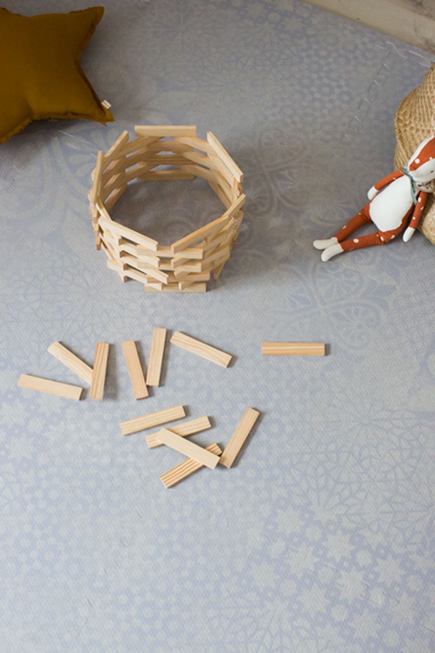 德國 toddlekind - 波斯風系列遊戲地墊-淡紫灰-一組6片