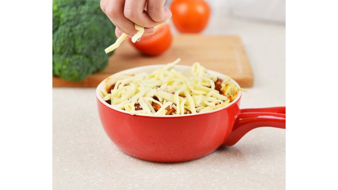 日本 Pearl 金屬 - 長形耐熱深形焗烤盤-熱情紅 (24*19cm)