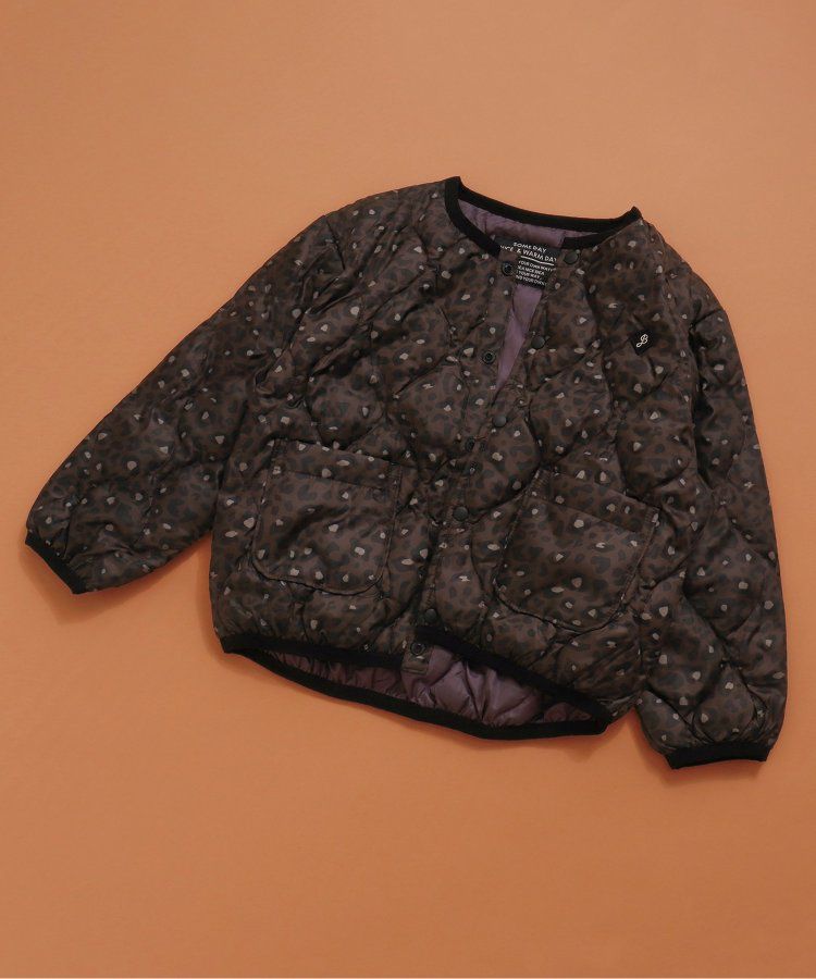 日本 BREEZE - 圓領好搭絎縫鋪棉外套(可機洗)-紅