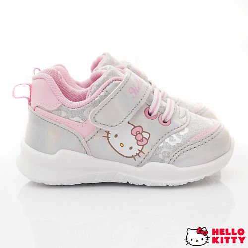 HELLO KITTY-台灣製寶寶學步款-723210銀(小童段)-運動鞋-銀